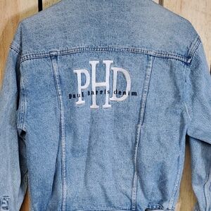 Paul Harris Denim Jean Jacket Womens Size S Vintage Trucker Style